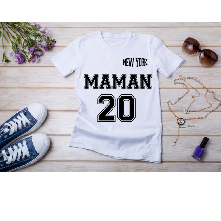 T-shirt assorti New York personnalisé