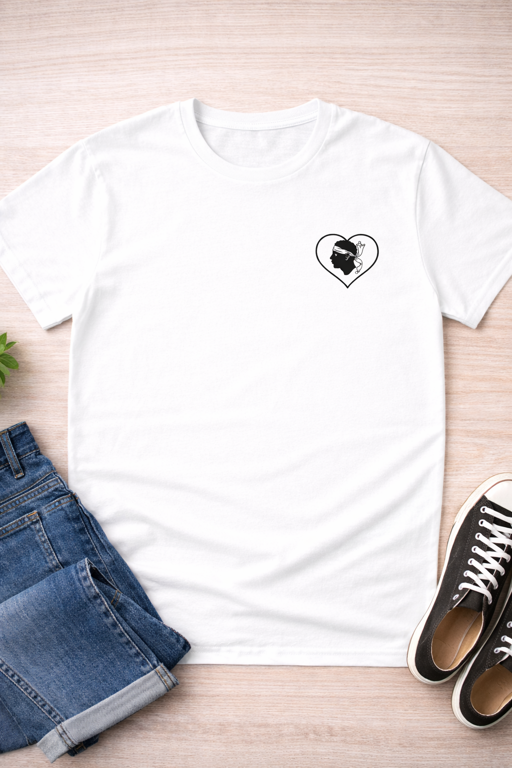 T-shirt personnalisable drapeau