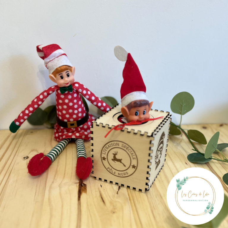 Boite colis lutin pole nord