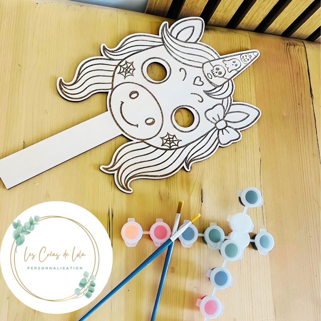 Masque d'halloween enfant à personnalisé
