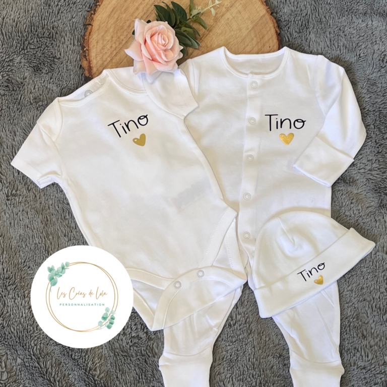 Tenue naissance personnalisée