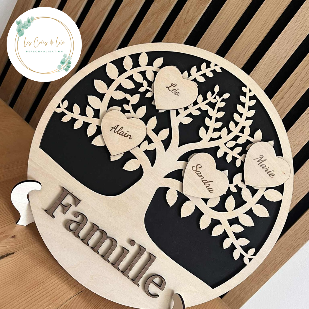 Arbre de vie en bois personnalisé