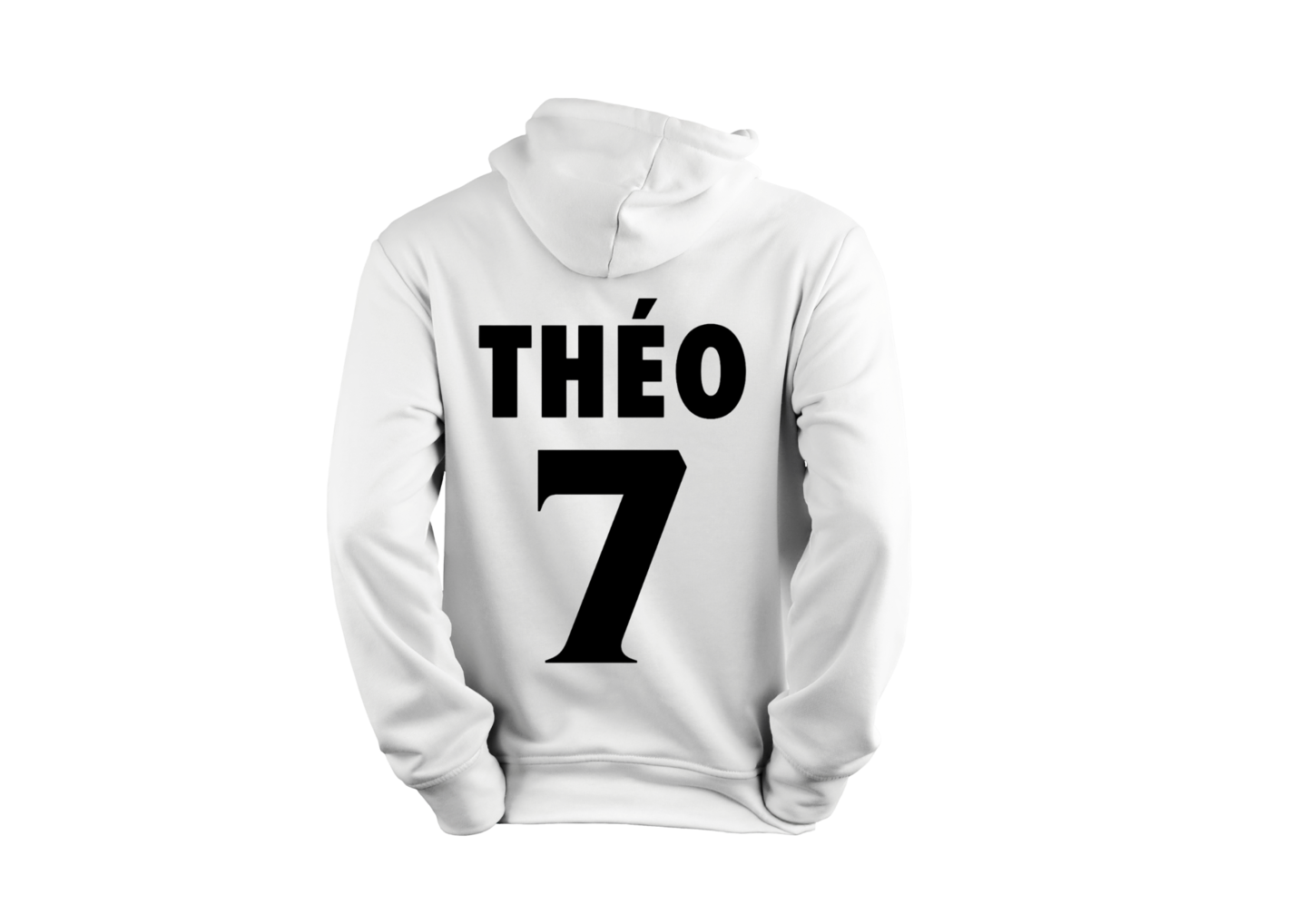 Sweat personnalisé avec numéro