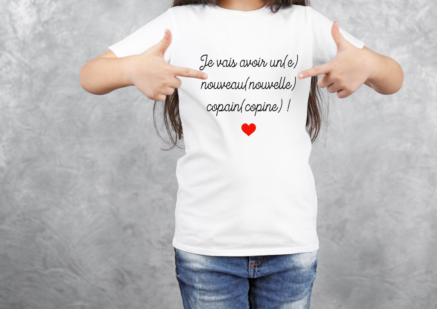 T-shirt "je vais avoir un nouveau copain" annonce grossesse