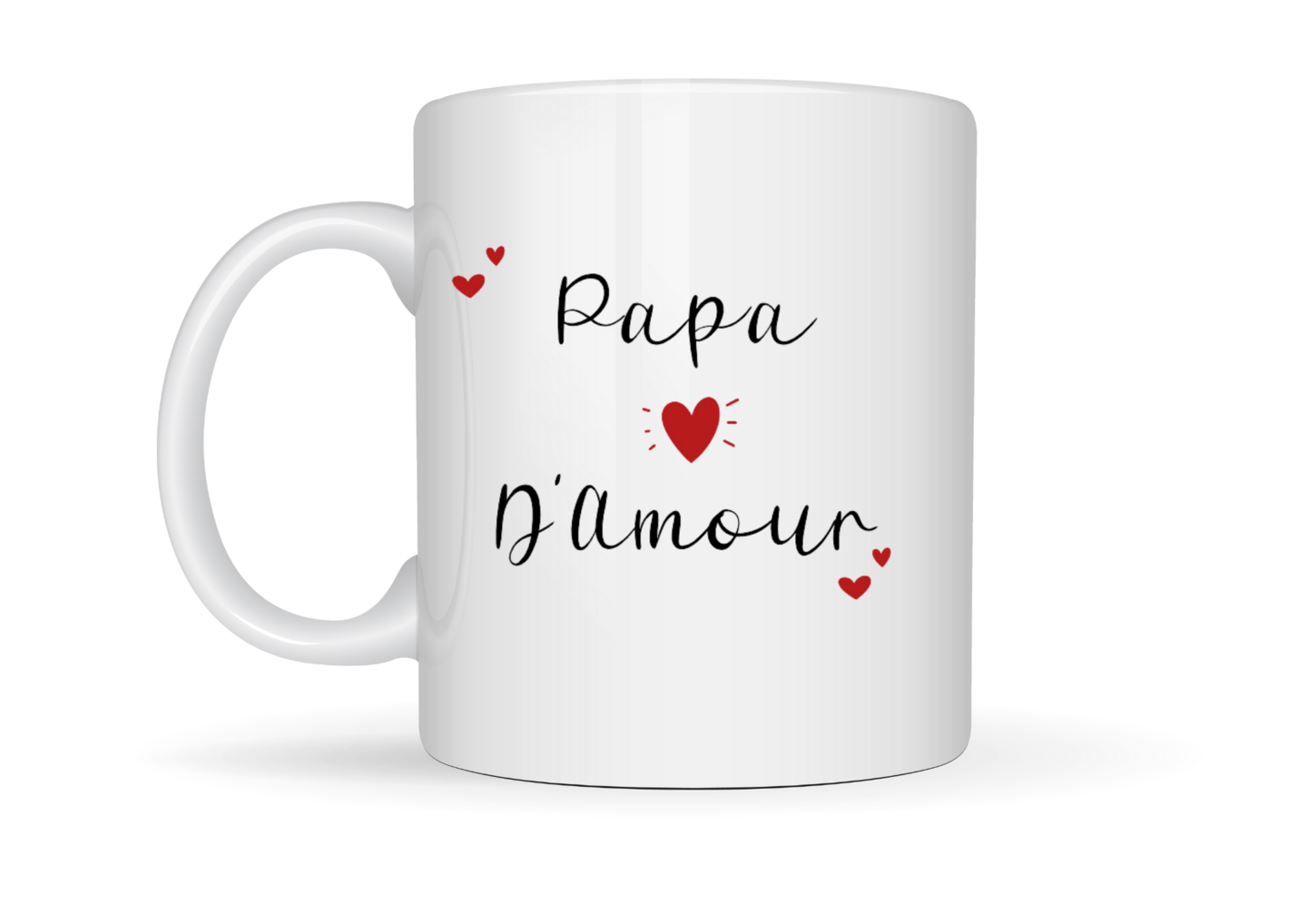Tasse personnalisée "D'amour"