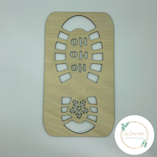Empreinte chaussure du père noël