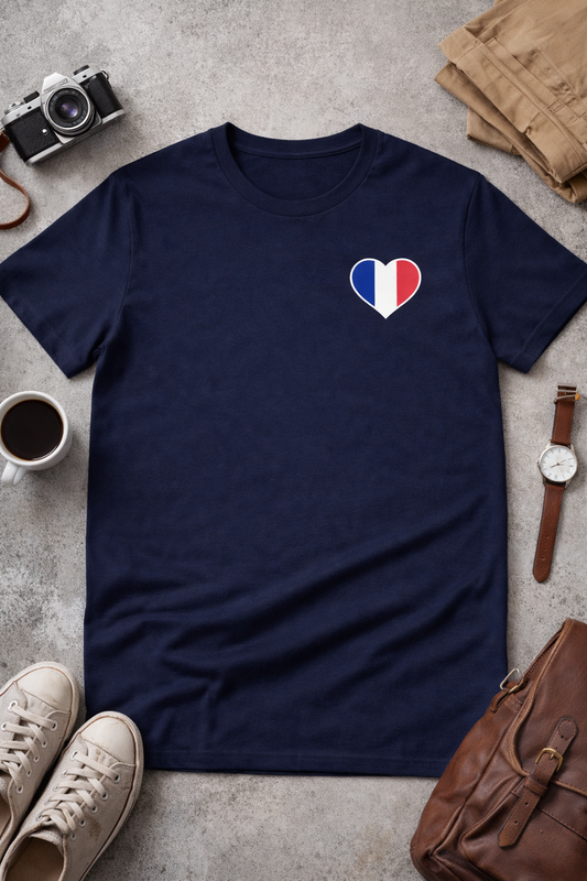T-shirt personnalisable drapeau