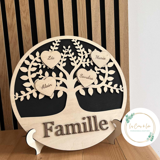 Arbre de vie en bois personnalisé