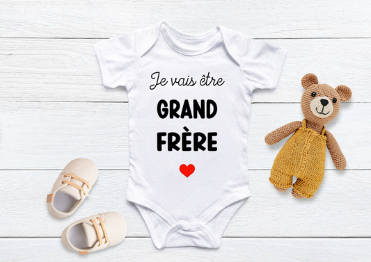 T-shirt je vais etre grand(e) frère/soeur