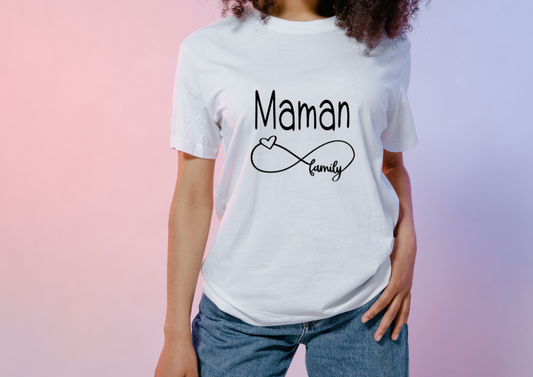 T-shirt infini family personnalisé