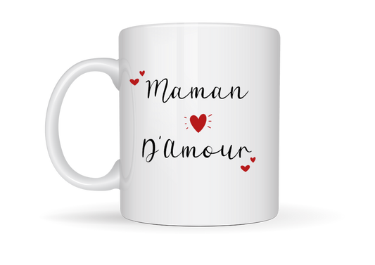 Tasse personnalisée "D'amour"
